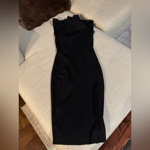 Black Sleeveless Bodycon Dress
